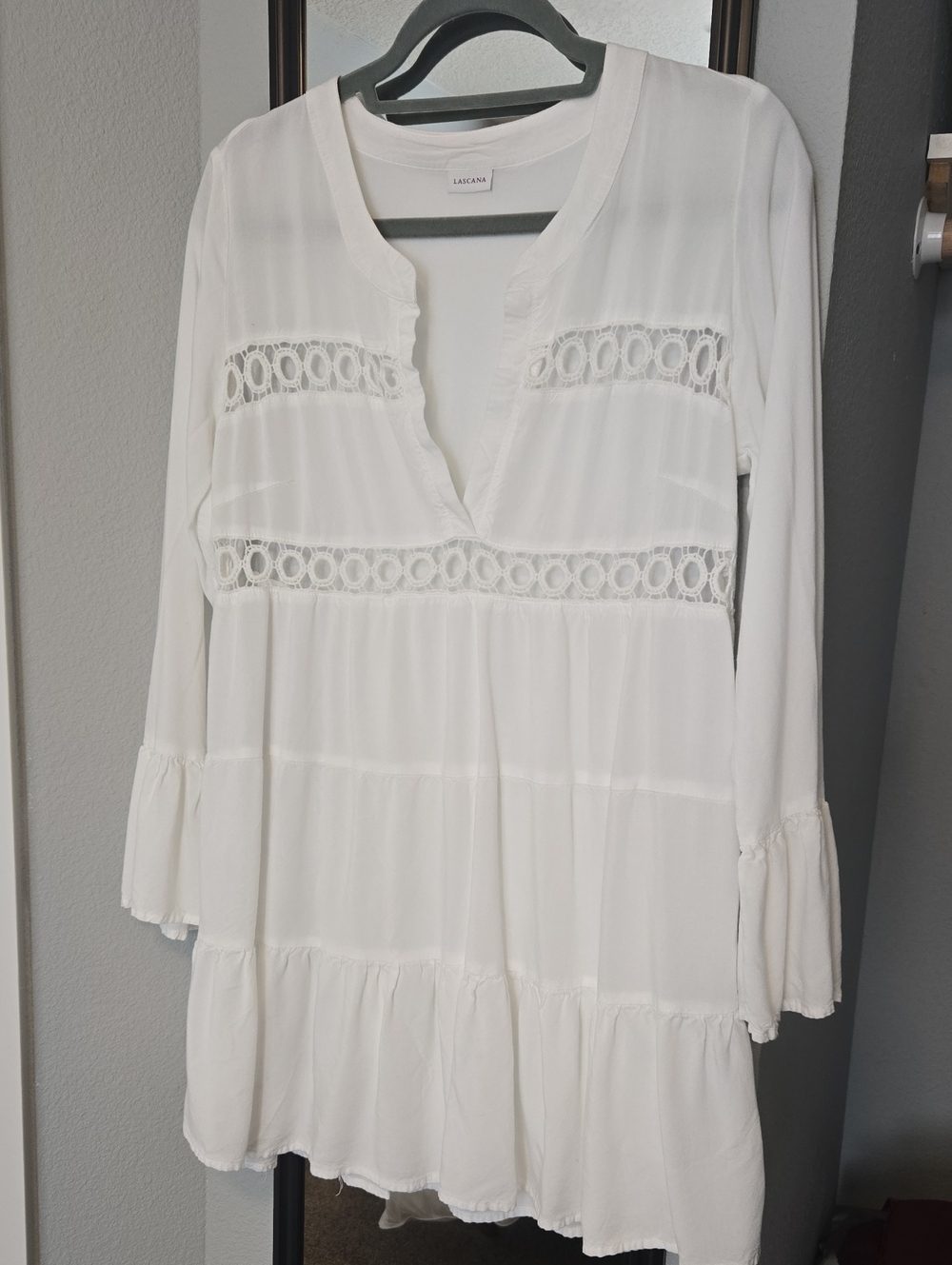 Lascana Beach Swim Cover-Up Midi Dress, Size: 4/6